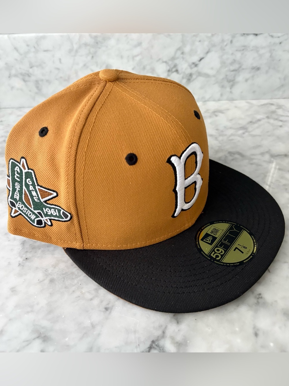 New Era Boston Red Sox MLB 1961 All-Star Game Brown 59Fifty Fitted Hat 7 1/8